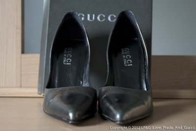 Gucci Scarpa Elegante Pelle - Anthracite