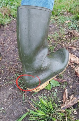 Hole in my boot
